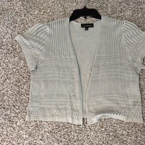 Lane Bryant Soft Gray Women's Cardigan